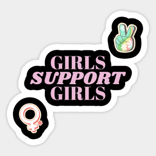 girls support girls Sticker